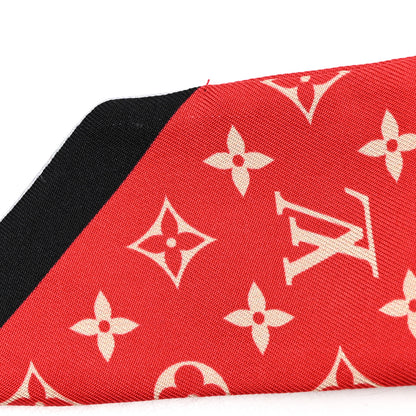 Louis Vuitton Silk Monogram Tribute To Chapeau BB Bandeau Red 4 of 4