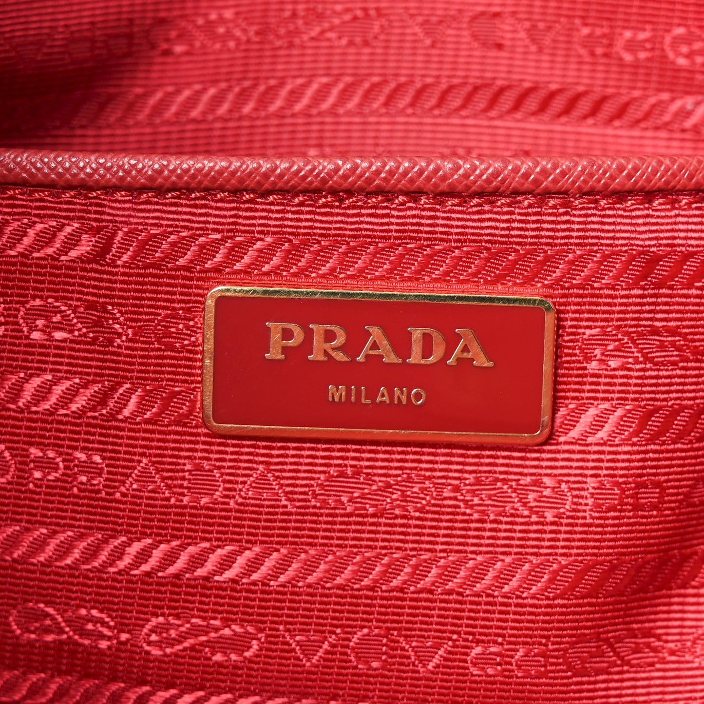 Saffiano Lux Large Tote Fuoco