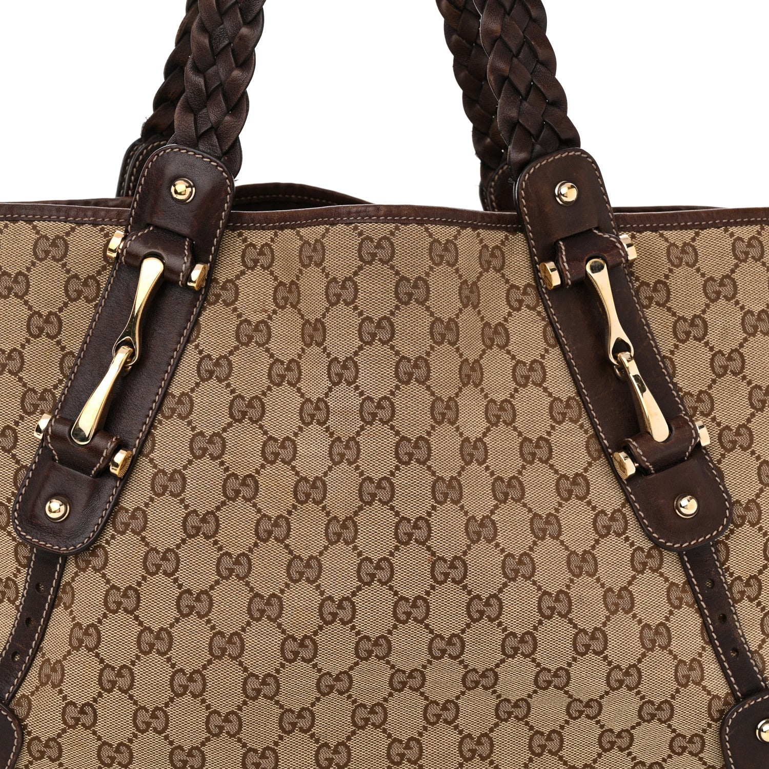 Gucci Monogram Medium Pelham Shoulder Bag Dark Brown 8 of 17