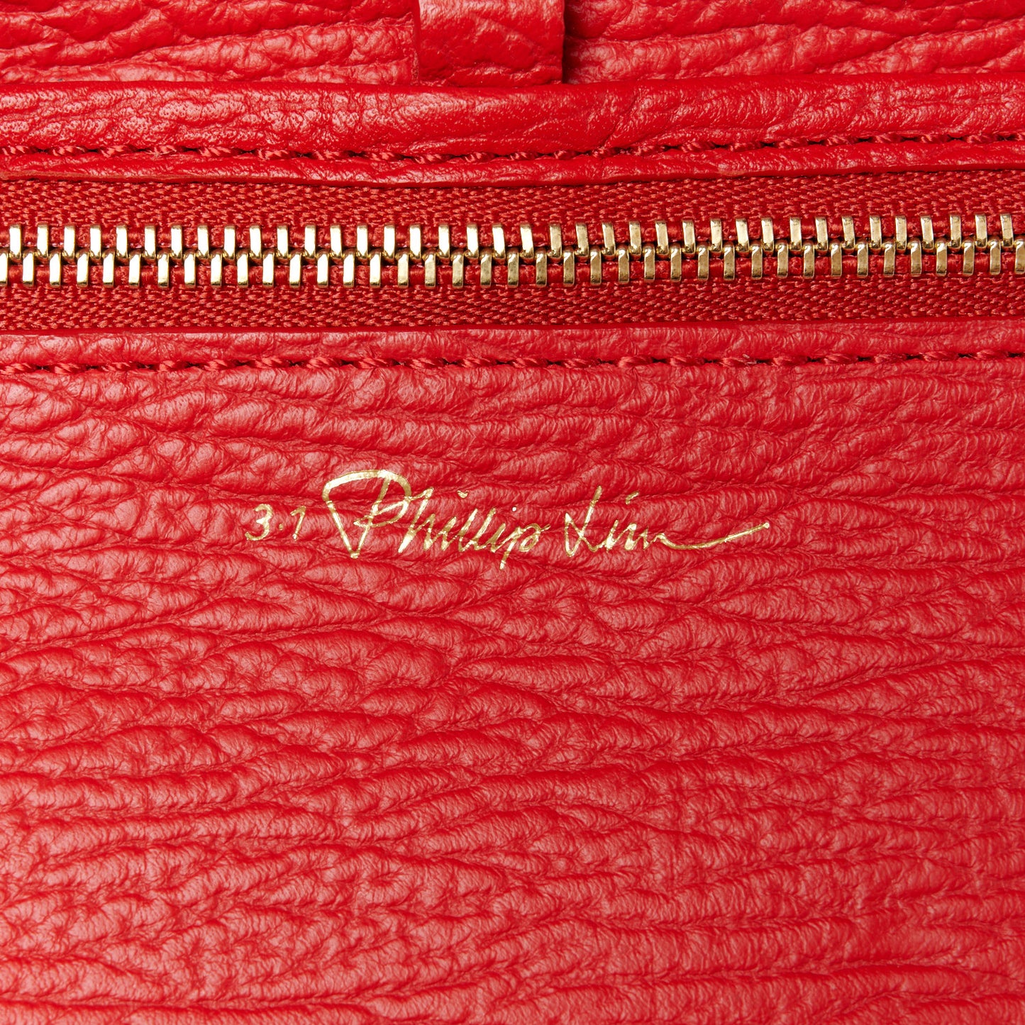 Textured Calfskin Mini Pashli Satchel Red
