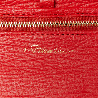 3.1 Phillip Lim Textured Calfskin Mini Pashli Satchel Red 7 of 11
