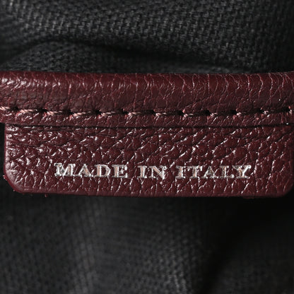Burberry Goatskin Vintage Check Small Banner Tote Deep Claret 7 of 12