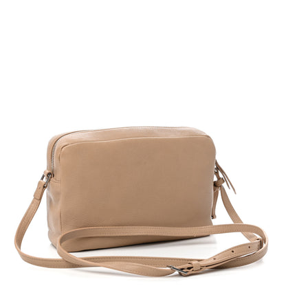 Saint Laurent Lambskin Monogram Small Lou Camera Bag Dark Beige 3 of 11