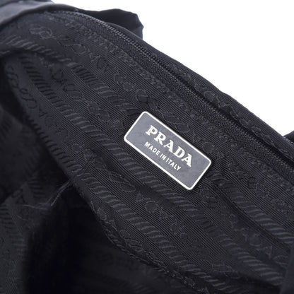 Prada Nylon Vela Medium Cinch Backpack Black 7 of 10