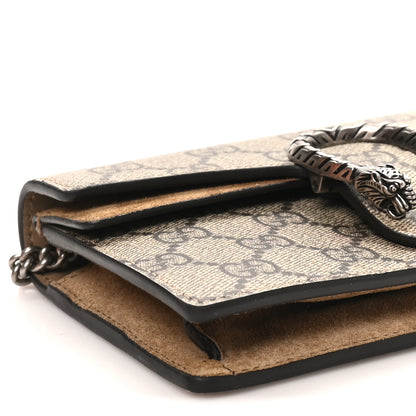 Gucci GG Supreme Monogram Super Mini Dionysus Shoulder Bag Taupe 8 of 10