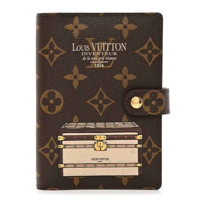 Louis Vuitton Monogram Trunks and Locks Small Ring Agenda Cover 1 of 7