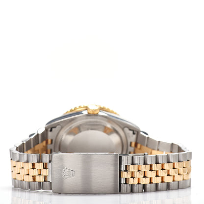 Rolex Stainless Steel 18K Yellow Gold 36mm Oyster Perpetual Datejust Watch White Roman 16263 3 of 5