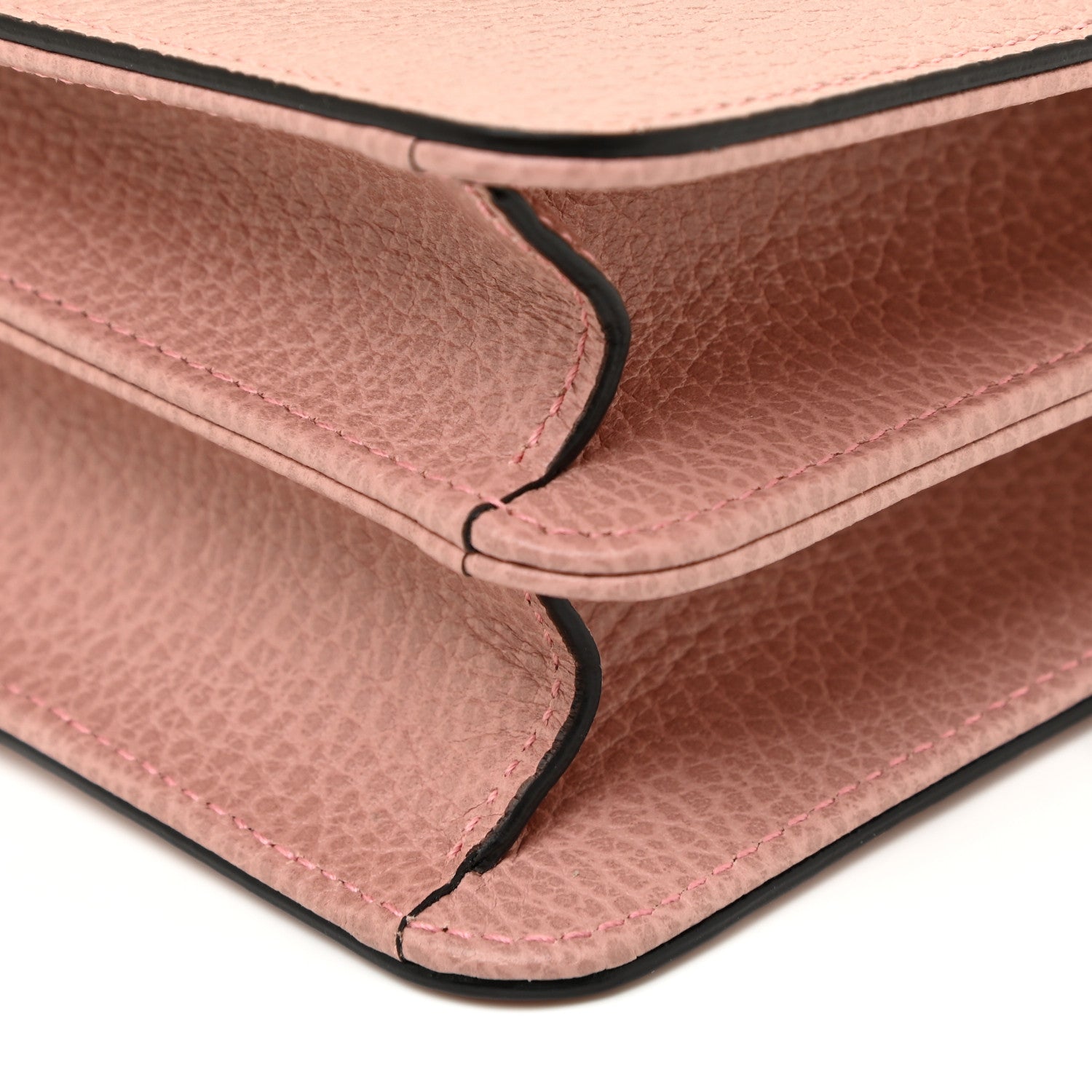 Gucci Dollar Calfskin Small Interlocking G Shoulder Bag Soft Pink 10 of 10