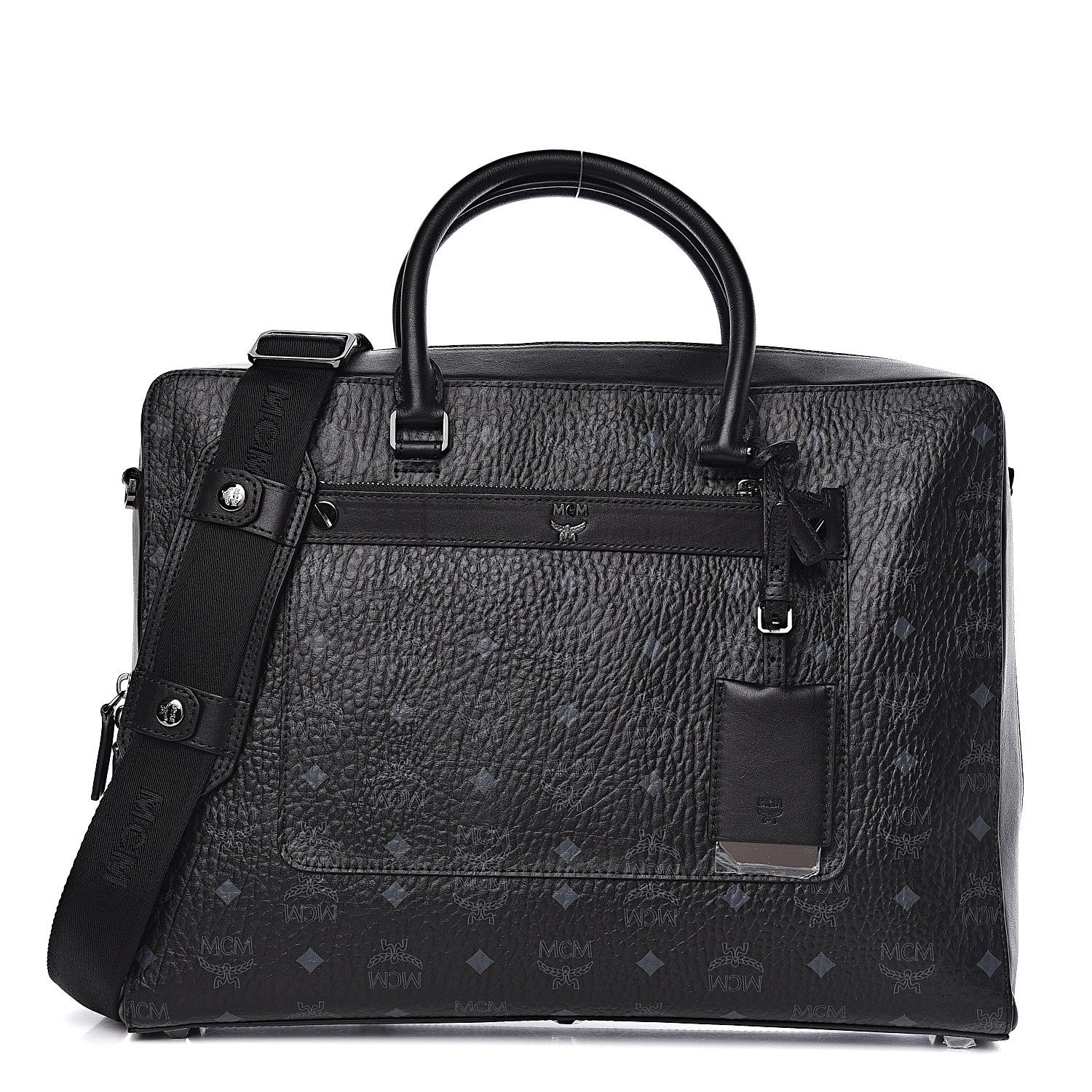 MCM Visetos Medium Markus Briefcase Black 2 of 14