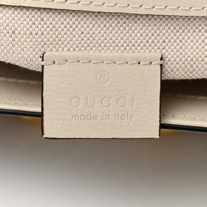 Gucci GG Supreme Monogram Web Mini Horsebit 1955 Shoulder Bag Beige Mystic White 6 of 10