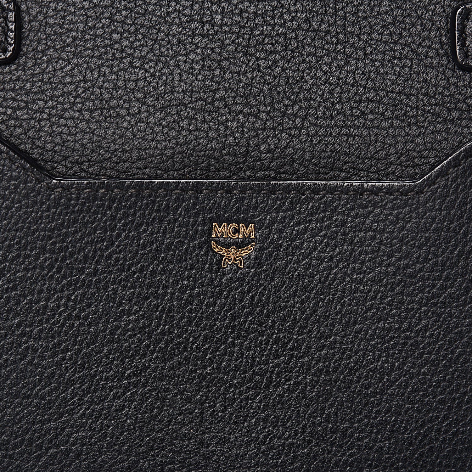 MCM Grained Calfskin Small Milla Crossbody Black 6 of 12