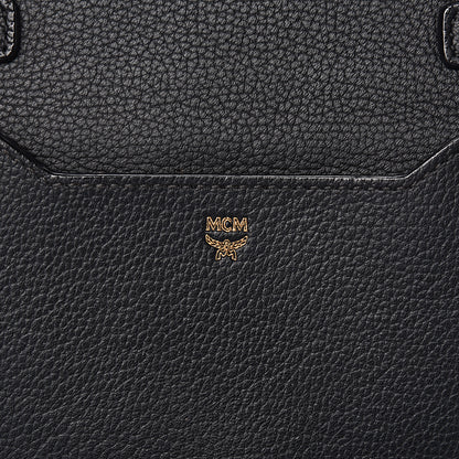 MCM Grained Calfskin Small Milla Crossbody Black 6 of 12