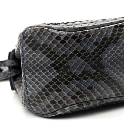 Gucci Python Lady Lock Clutch Blue 9 of 13