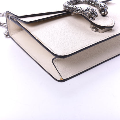 Gucci Textured Calfskin Crystal Mini Dionysus Shoulder Bag Mystic White 7 of 11