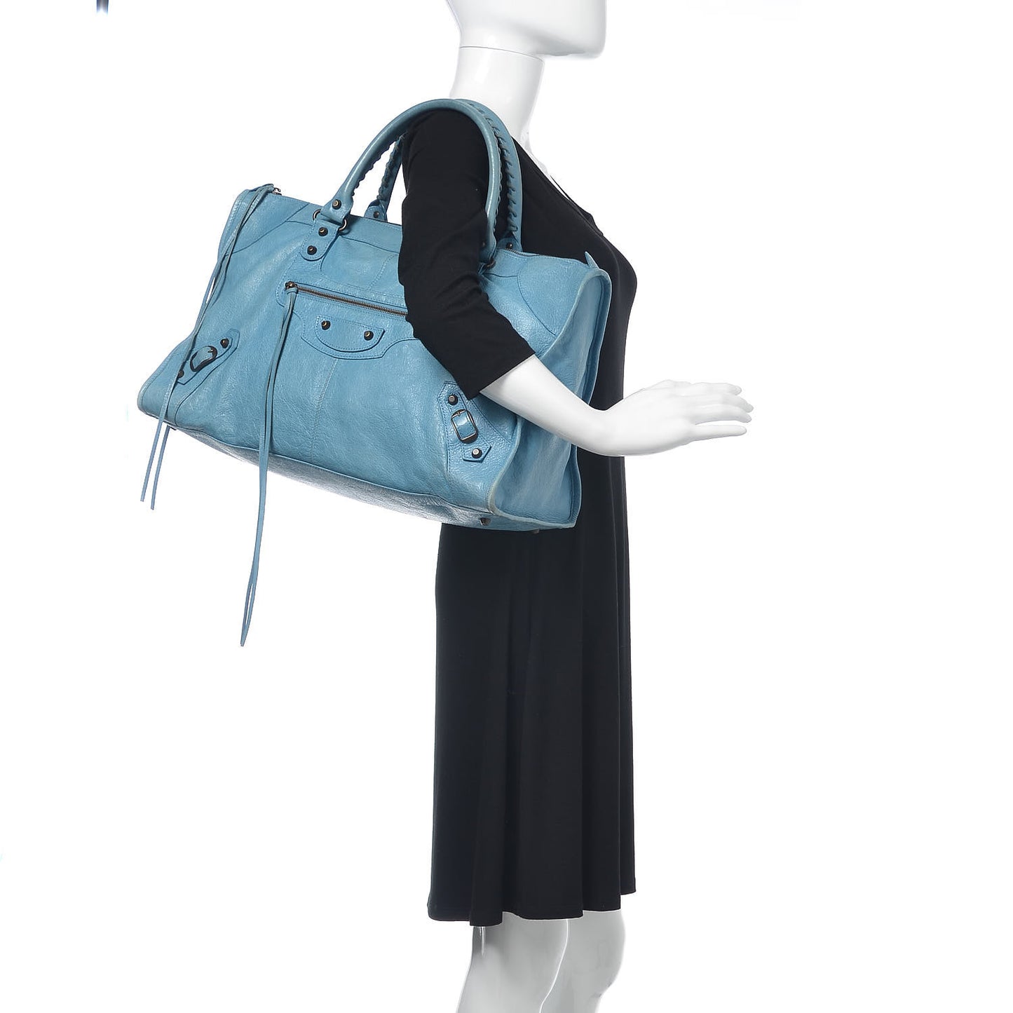 Agneau Classic Hardware Work Bleu Indigo
