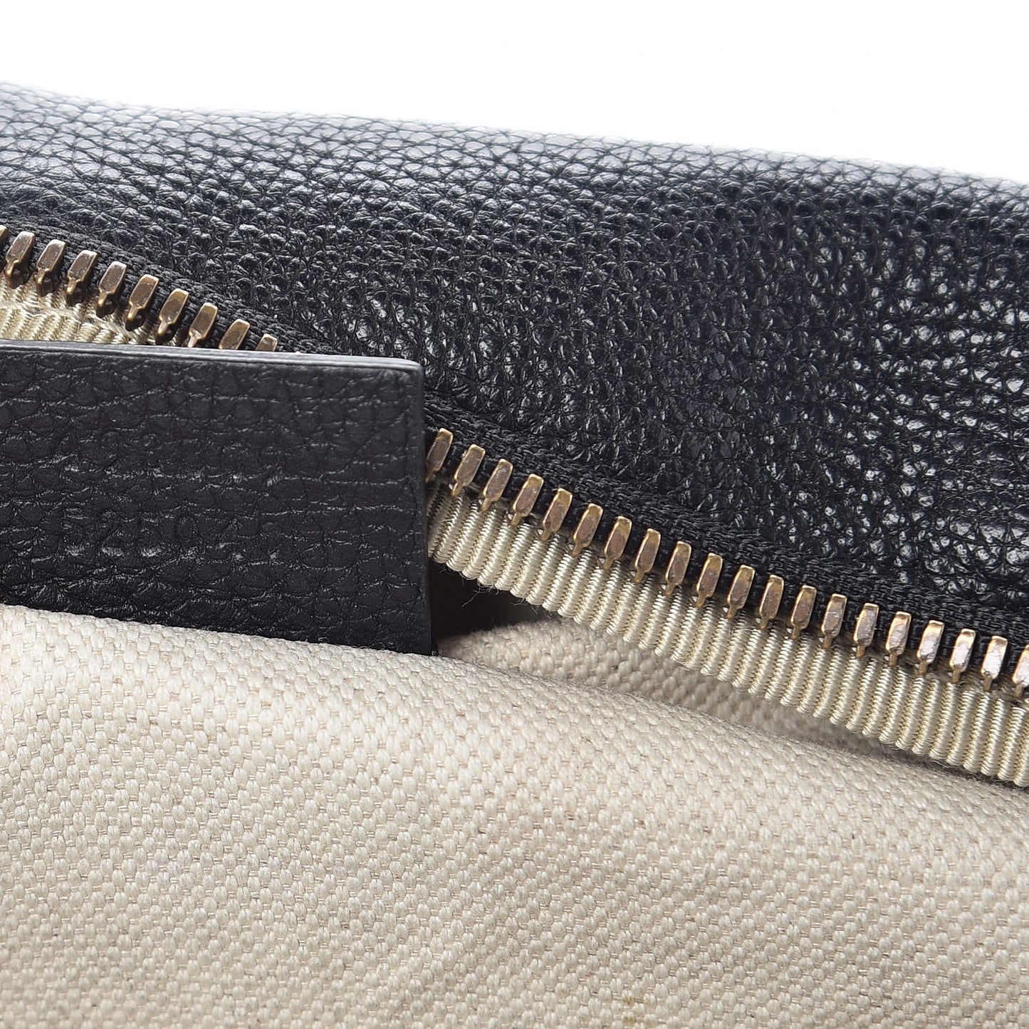 Grained Calfskin Logo Belt Bag Black