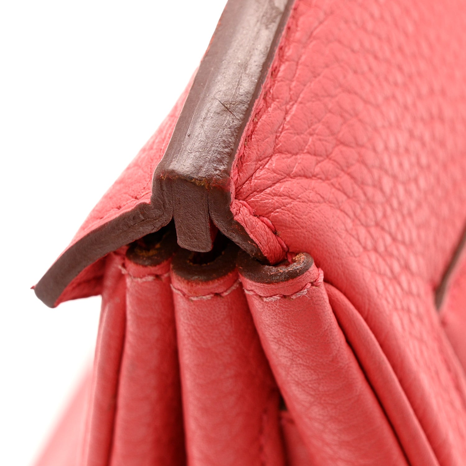 Hermes Taurillon Clemence Birkin 35 Bougainvillea 19 of 21