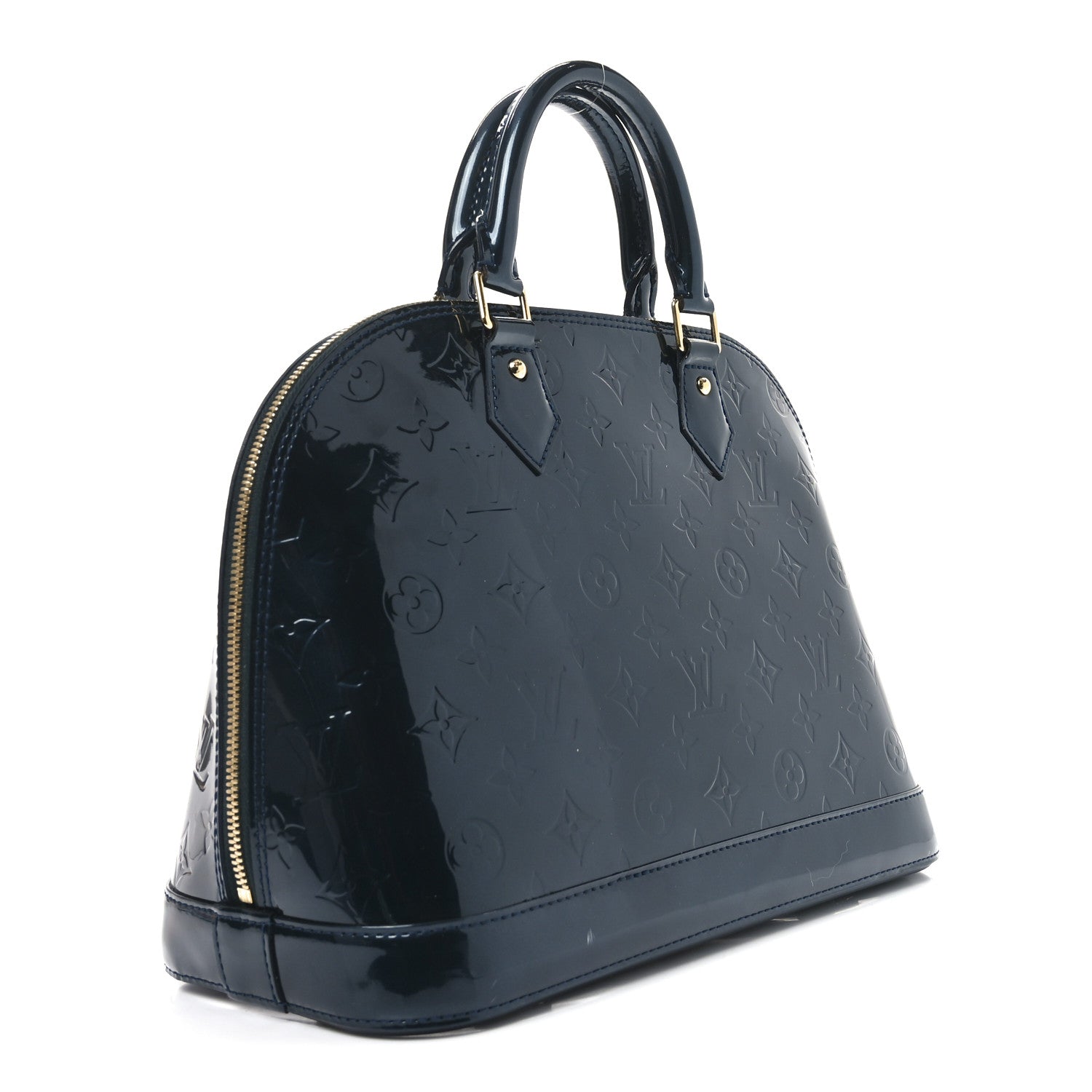 Louis Vuitton Vernis Alma PM Blue Nuit 3 of 9