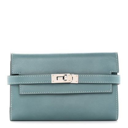 Hermes Swift Medium Kelly Wallet Ciel 1 of 13