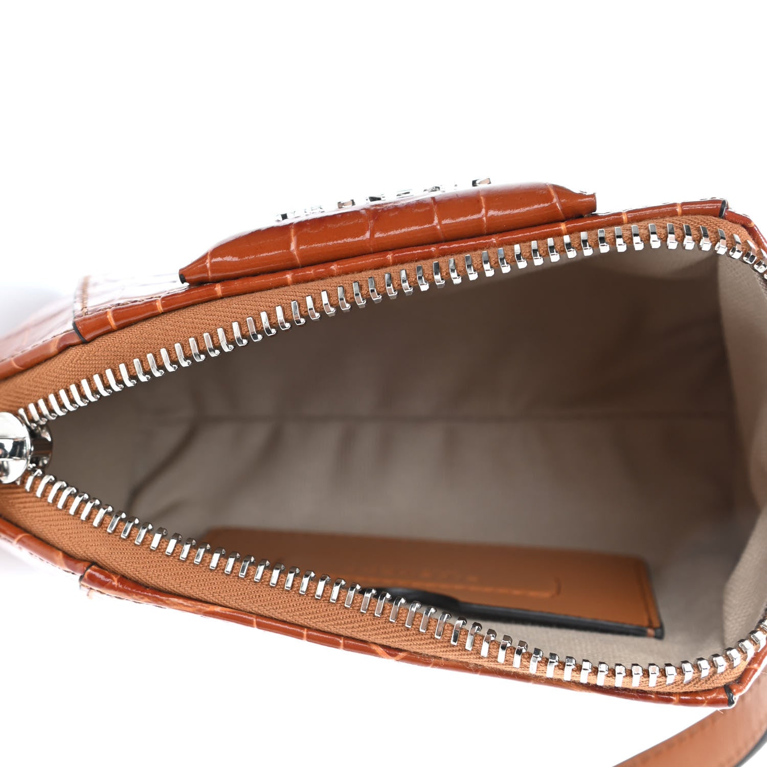 Givenchy Calfskin Crocodile Embossed Nano Antigona Tan 4 of 4