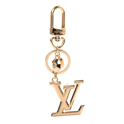 Louis Vuitton LV Facettes Bag Charm Key Holder Gold 1 of 4