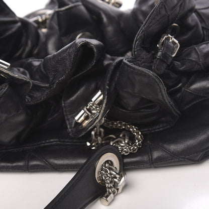 Christian Dior Lambskin Cannage Medium Le Trente Tote Black 9 of 17