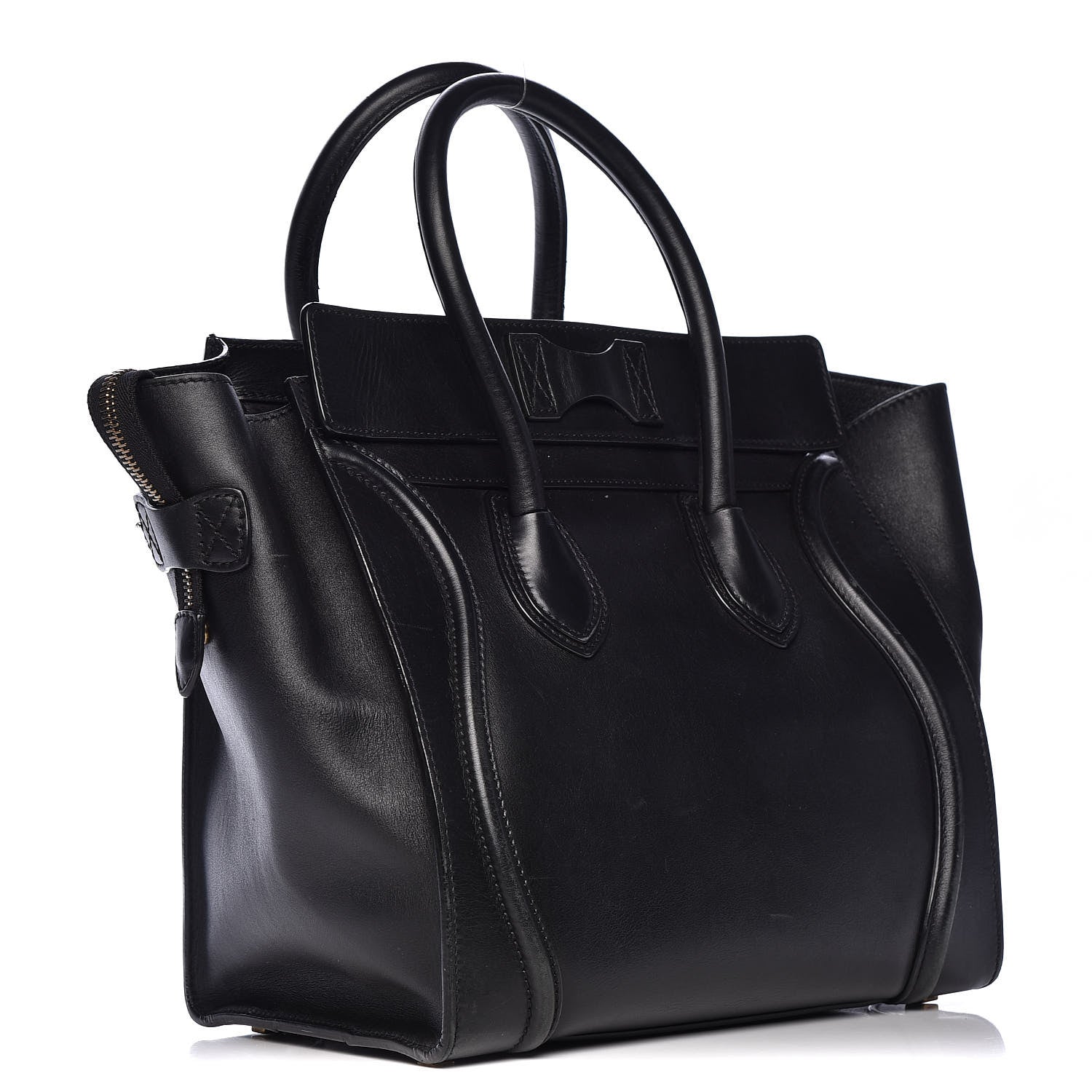 Celine Smooth Calfskin Mini Luggage Black 3 of 33