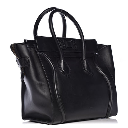 Celine Smooth Calfskin Mini Luggage Black 3 of 33
