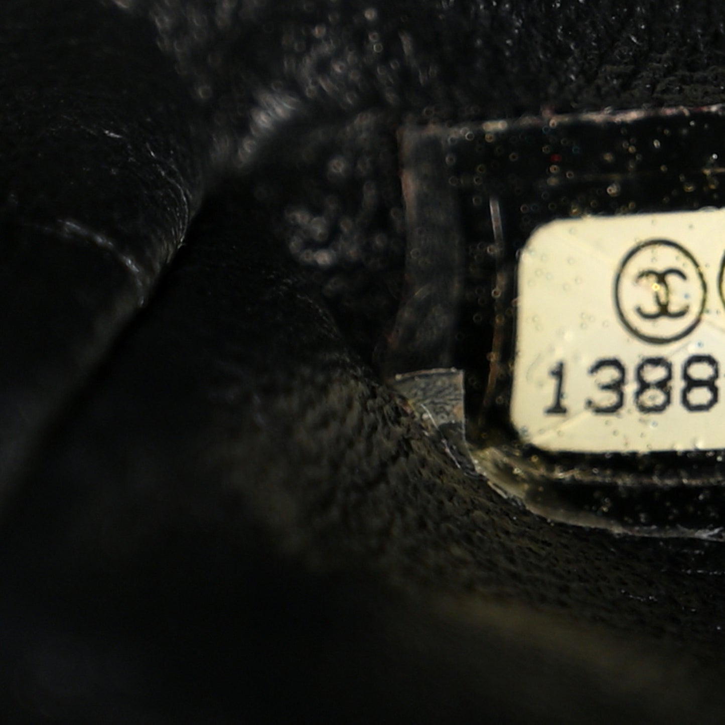 Patent Quilted Maxi Single Flap Black