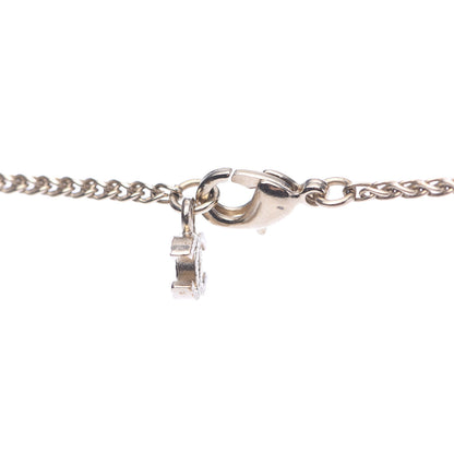 Chanel Gripoix Poured Glass Crystal CC Pendant Necklace Black Gold 5 of 7