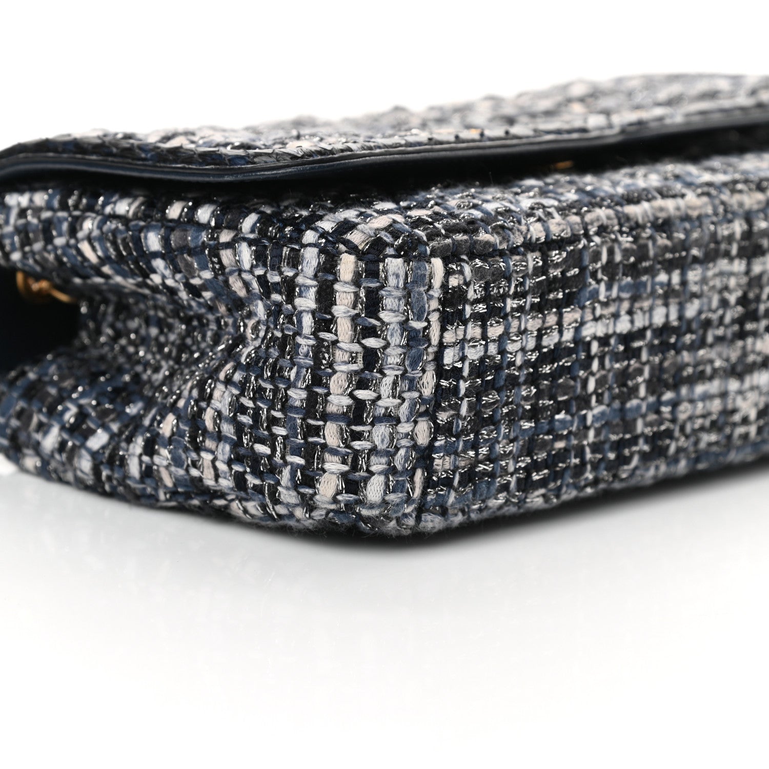 Chanel Tweed Snakeskin Quilted Small CC Filigree Flap Multicolor 8 of 12