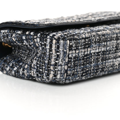 Chanel Tweed Snakeskin Quilted Small CC Filigree Flap Multicolor 8 of 12