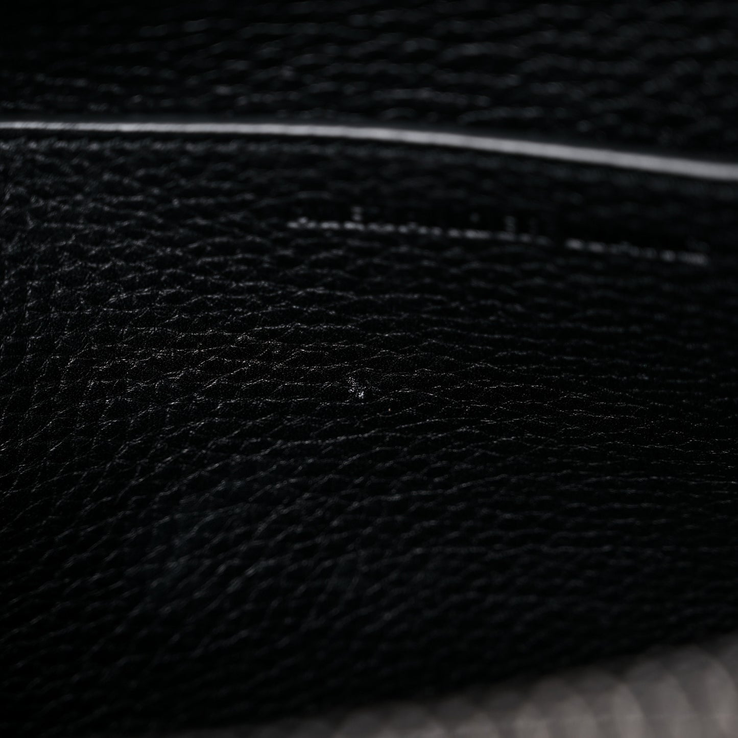 Pebbled Calfskin Mini Emile Black Silver Hardware