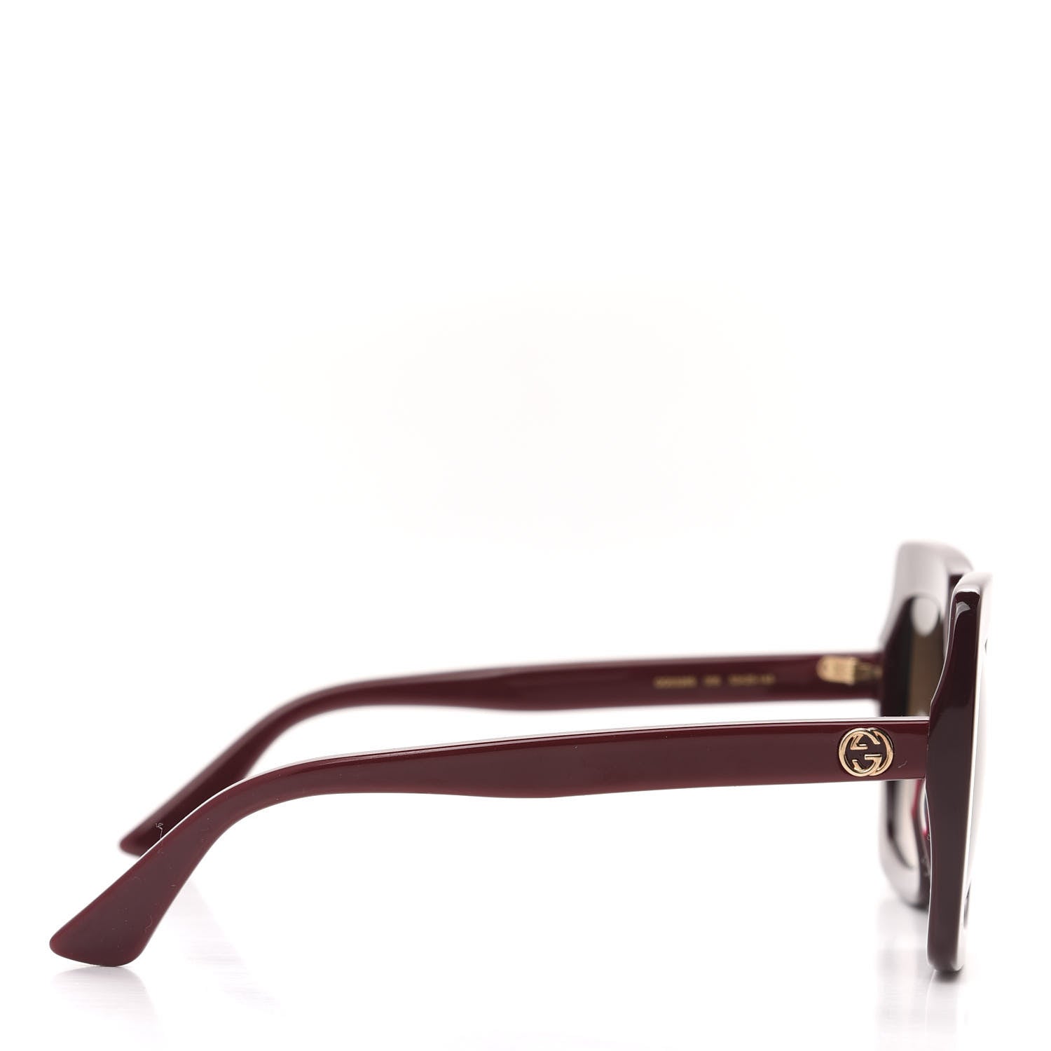Gucci Acetate Oversize Sunglasses GG0328S Red 3 of 7