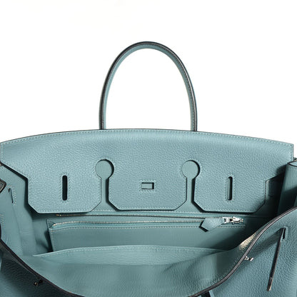 Hermes Taurillon Clemence Birkin 35 Ciel 14 of 20