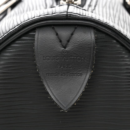 Louis Vuitton Epi Speedy 25 Black 5 of 12