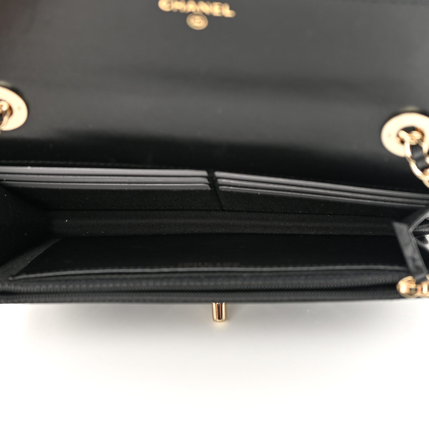Chanel Lambskin Quilted Trendy CC Wallet On Chain WOC Black 5 of 14