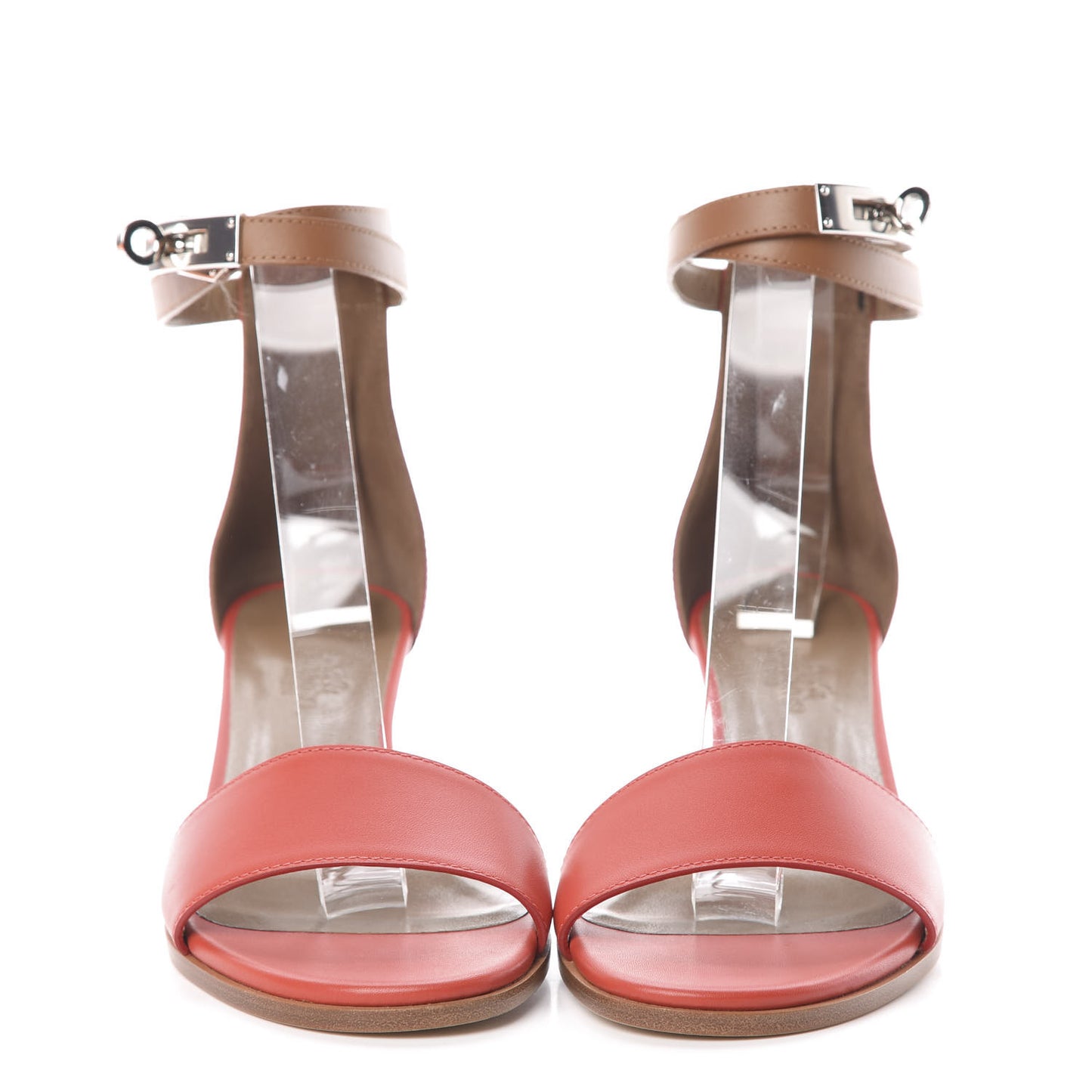Calfskin Manege Sandals 37 Pavot Palissandre