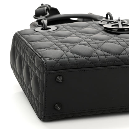 Christian Dior Ultra Matte Calfskin Cannage Small My ABCDior Lady Dior Black 9 of 10