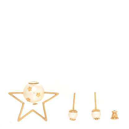Christian Dior Pearl Star Tribales Earrings 3 of 4