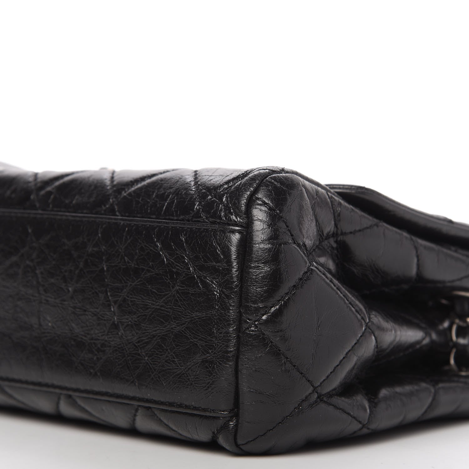 Chanel Glazed Calfskin Quilted Coco Soft Flap Black 7 of 12