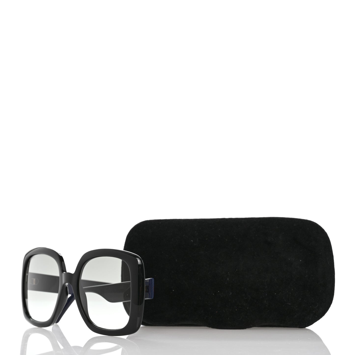 Acetate Square GG Web Sunglasses GG0714S Black