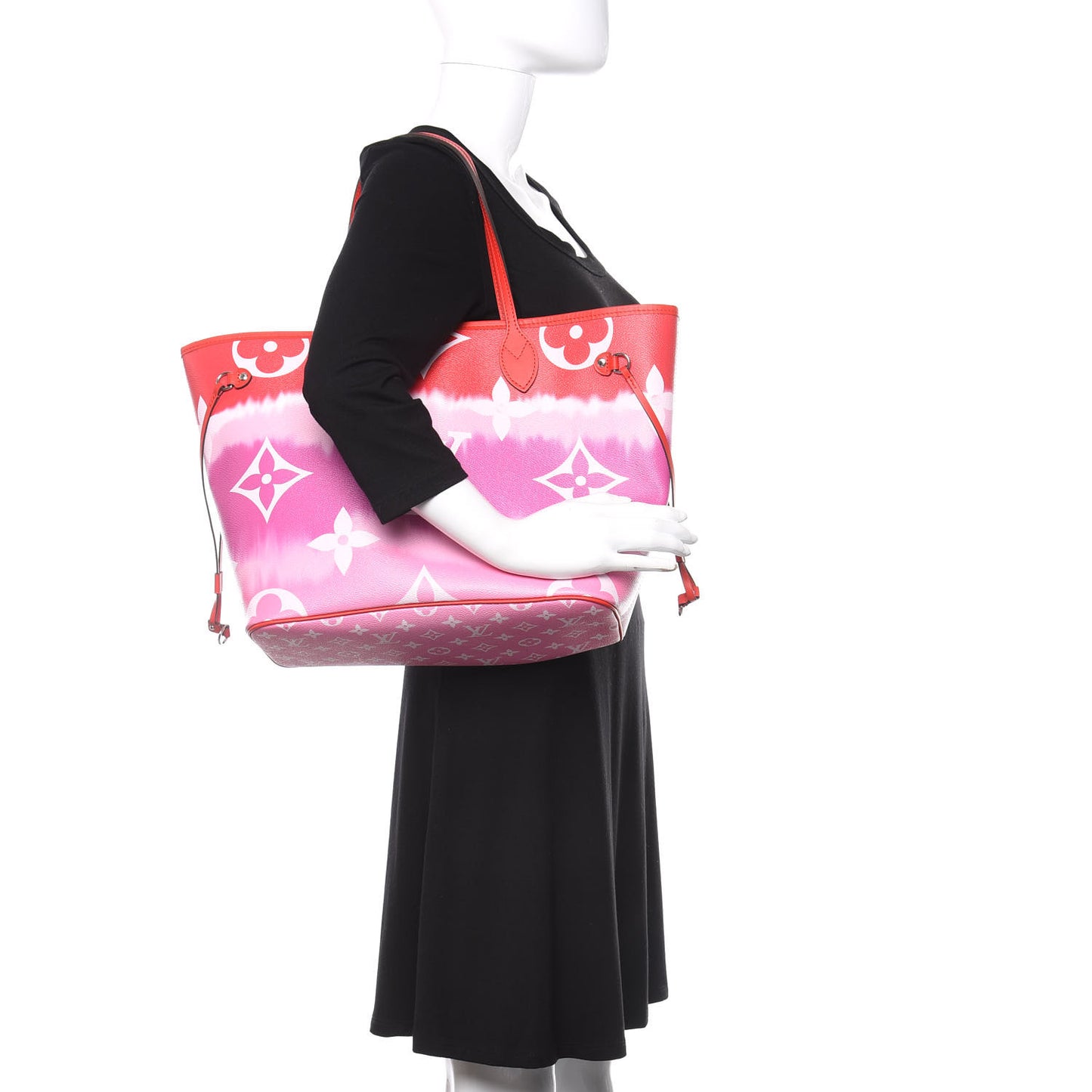 Monogram Escale Neverfull MM Rouge