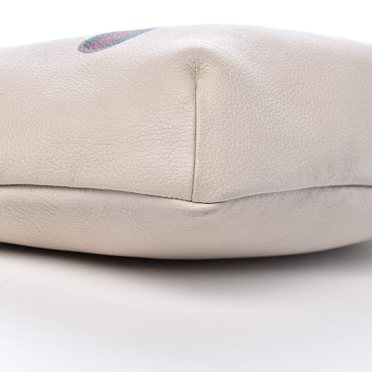 Gucci Grained Calfskin Logo Belt Bag White 10 of 14