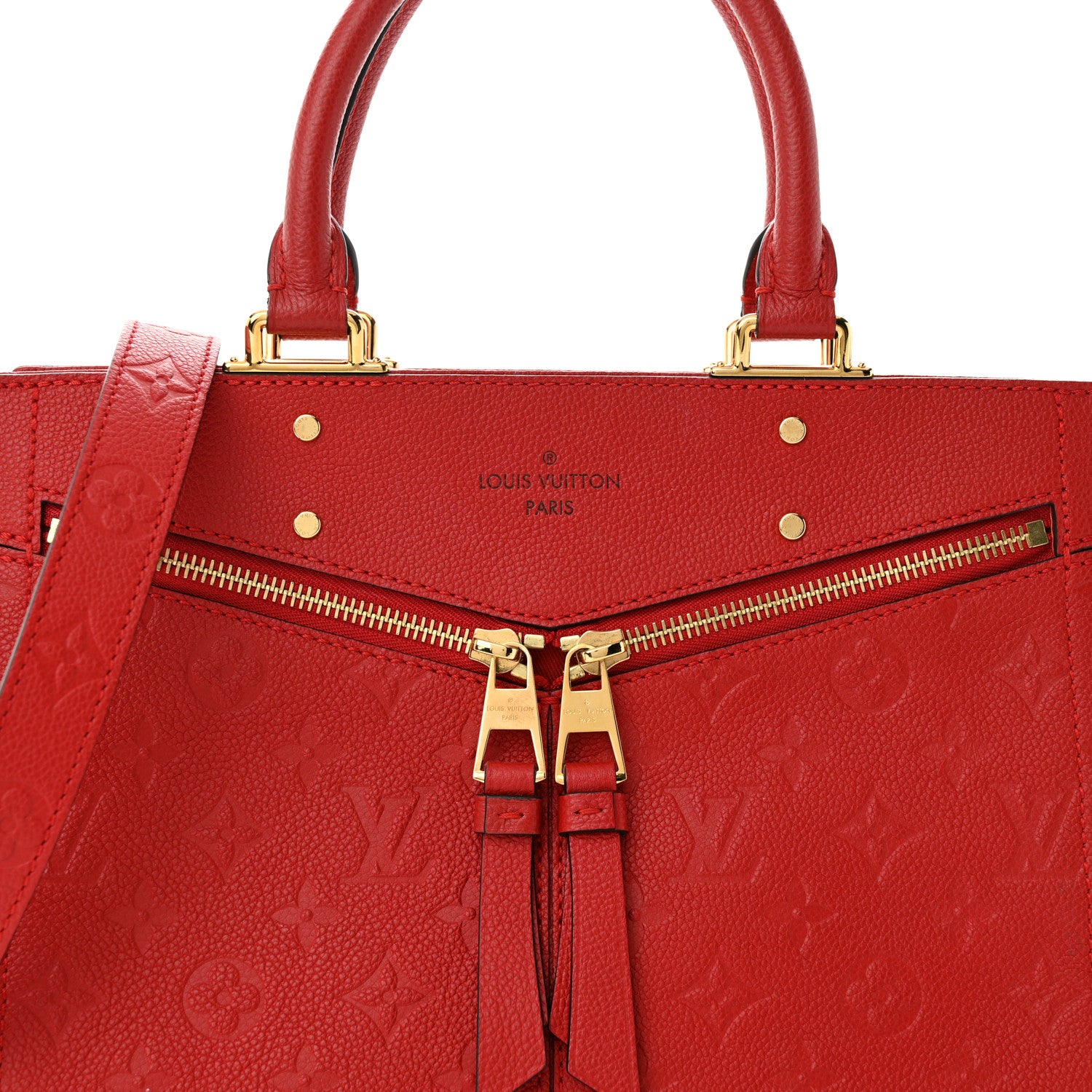 Louis Vuitton Empreinte Sully PM Scarlet 7 of 10
