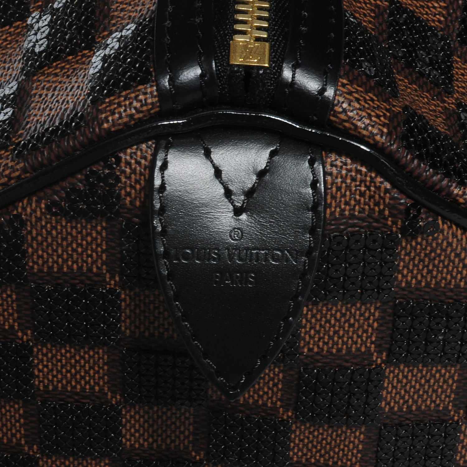 Louis Vuitton Damier Paillettes Speedy 30 Black 4 of 8