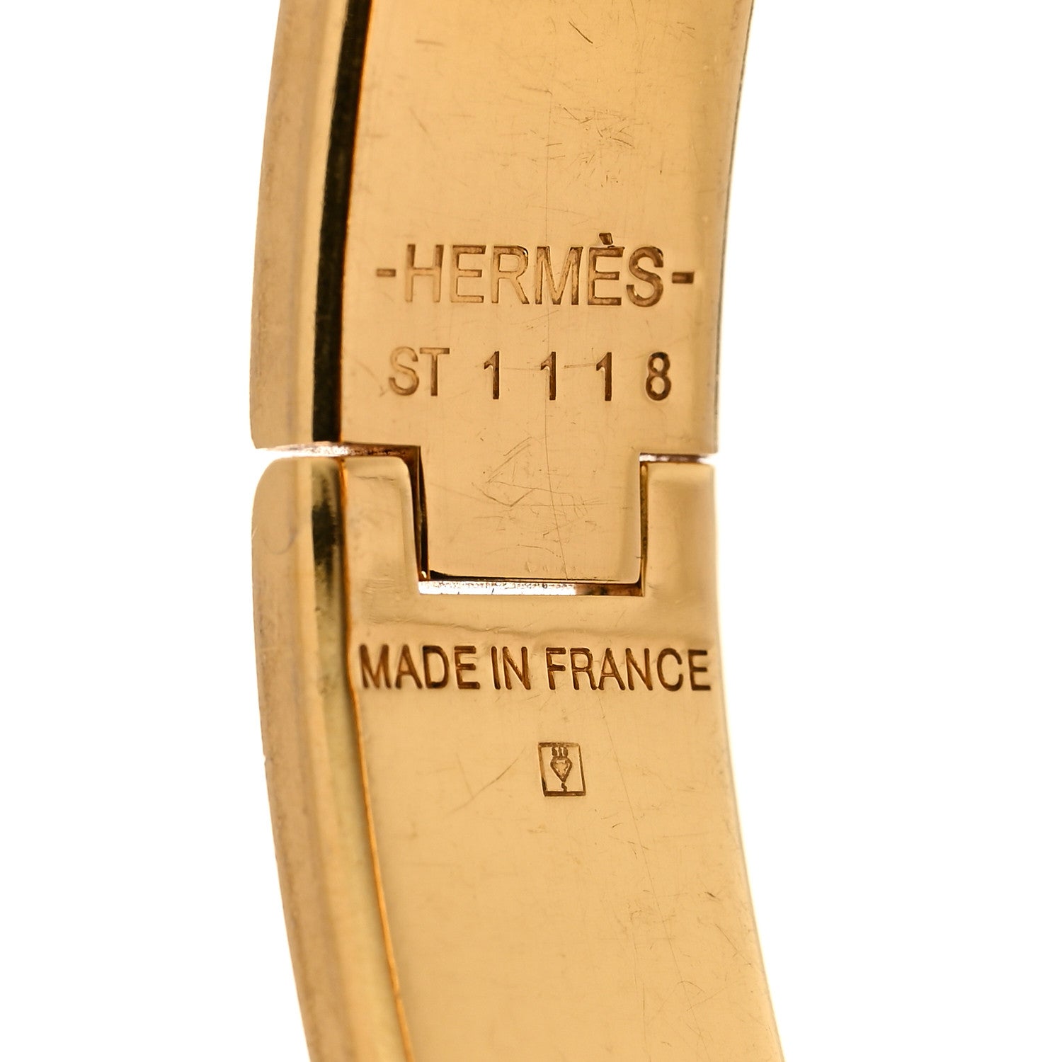 Hermes Enamel Narrow Clic Clac H Bracelet PM Rouge Vif 4 of 5