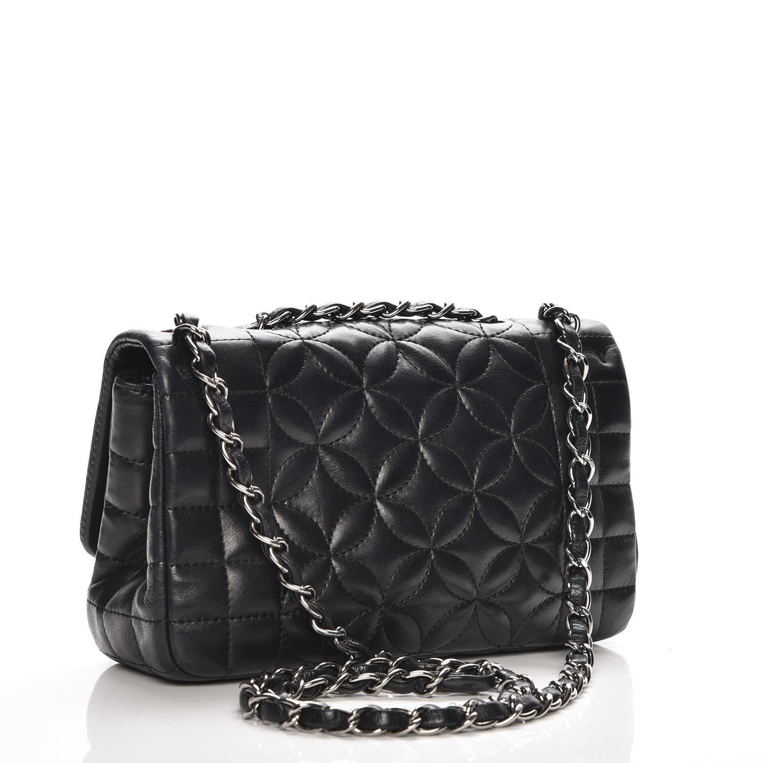 Chanel Lambskin Lady Graphic Mini Flap Black 3 of 7