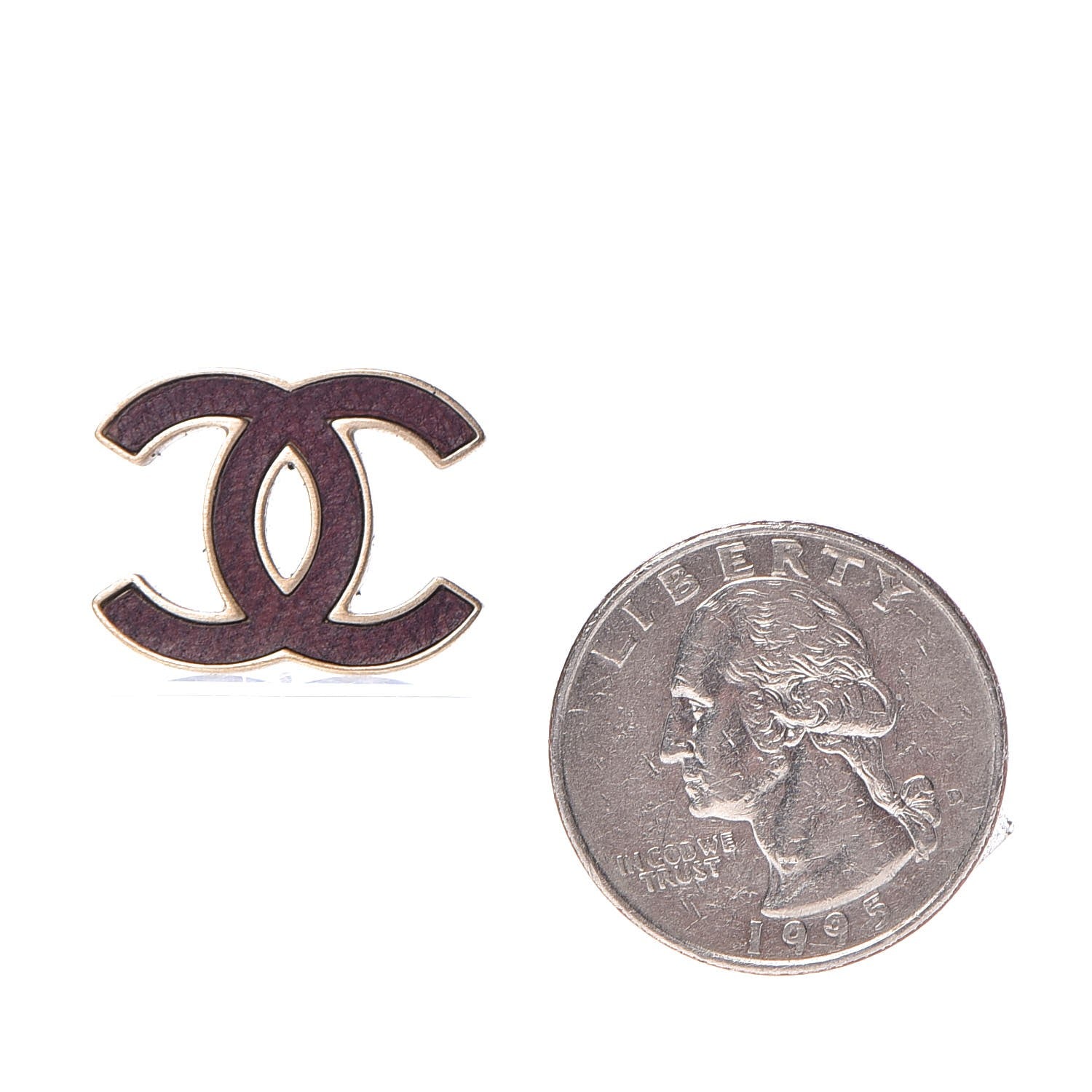 Chanel Lambskin CC Earrings Silver 2 of 6