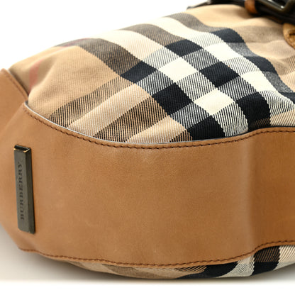 Burberry House Check Medium Ashwood Hobo 9 of 11